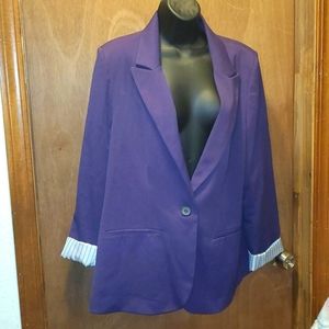 Forever 21 purple blazer